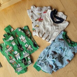 Bundle 2 Winter Theme Hanna Andersson Pajamas Plus! 2 Bonus Pj Tops